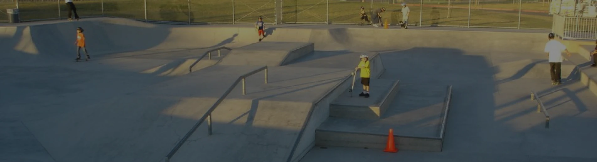 client photo cocnrete skate park